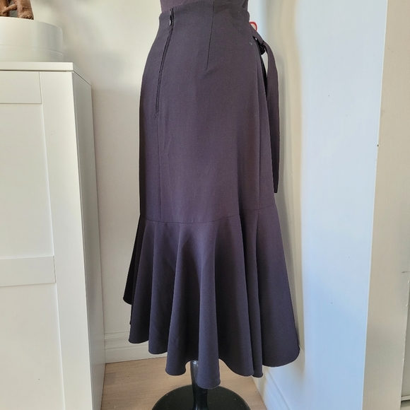 Fit and flare High waist Ruffles skirt HM 😍 SIZE 10 - Picture 8 of 13